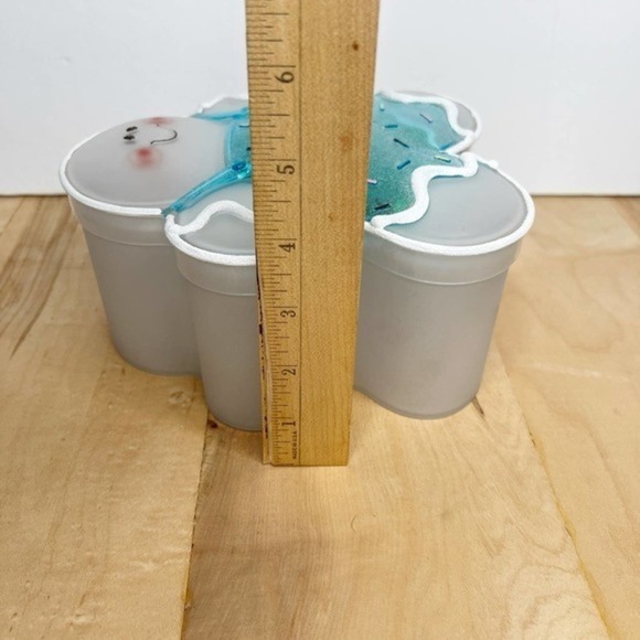 Holiday Frosted Nesting Gingerbread Men  Set of 3 - Picture 6 of 9